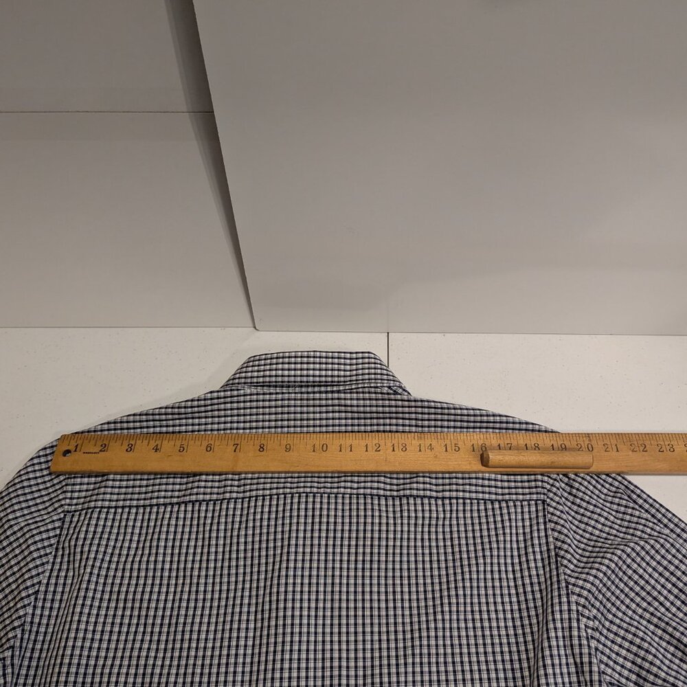 Antigua Indiana Pacers Shirt Mens Large L Blue Plaid Button Down NBA Basketball - Picture 15 of 16